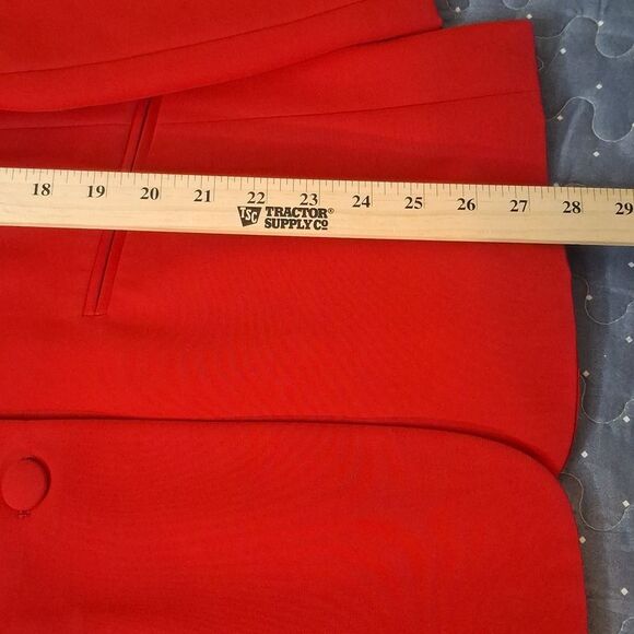 Red Women's 3 Piece Suit Set Size 10 - Picture 6 of 13